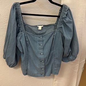 H&M | Light Blue Top | NWOT